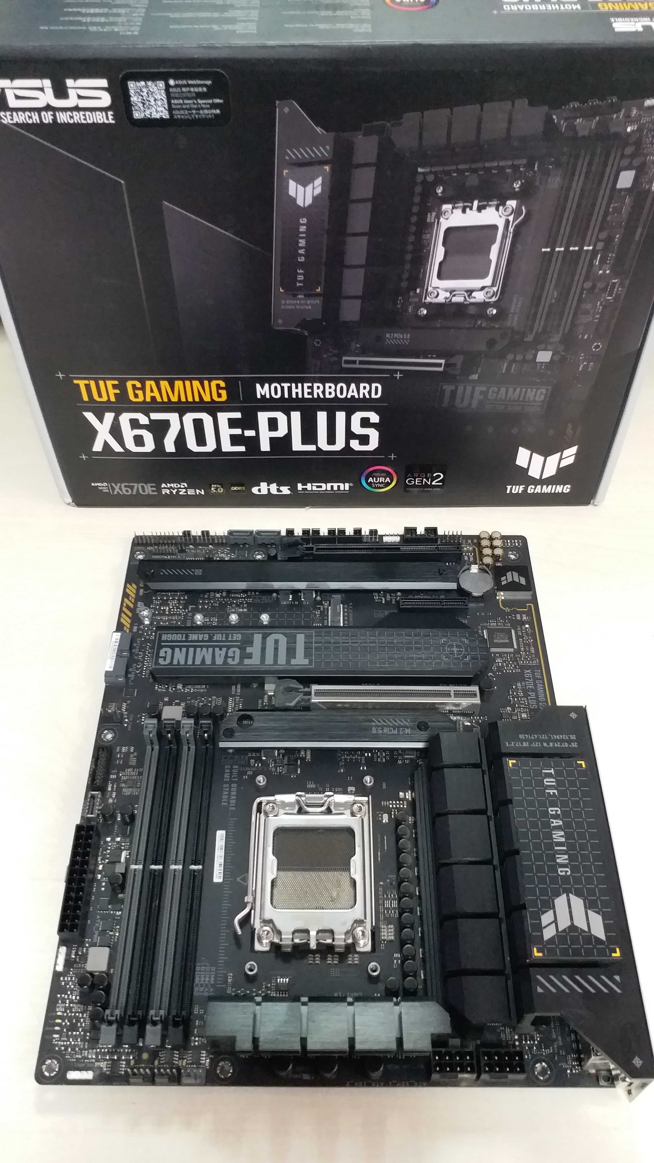 Топ плата ASUS TUF Gaming X670E-PLUS AM5  DDR5