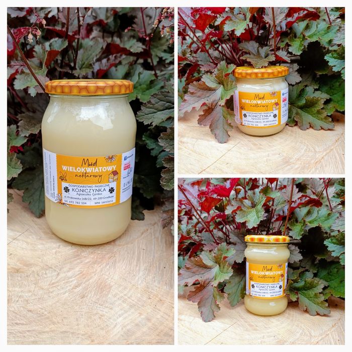Miód wielokwiatowy  i inne 2025 z Polskiej pasieki