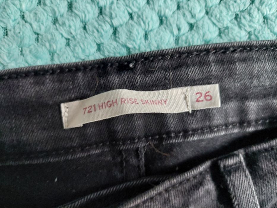 Levis Levi's jeansy czarne 26 zapraszam super spodnie