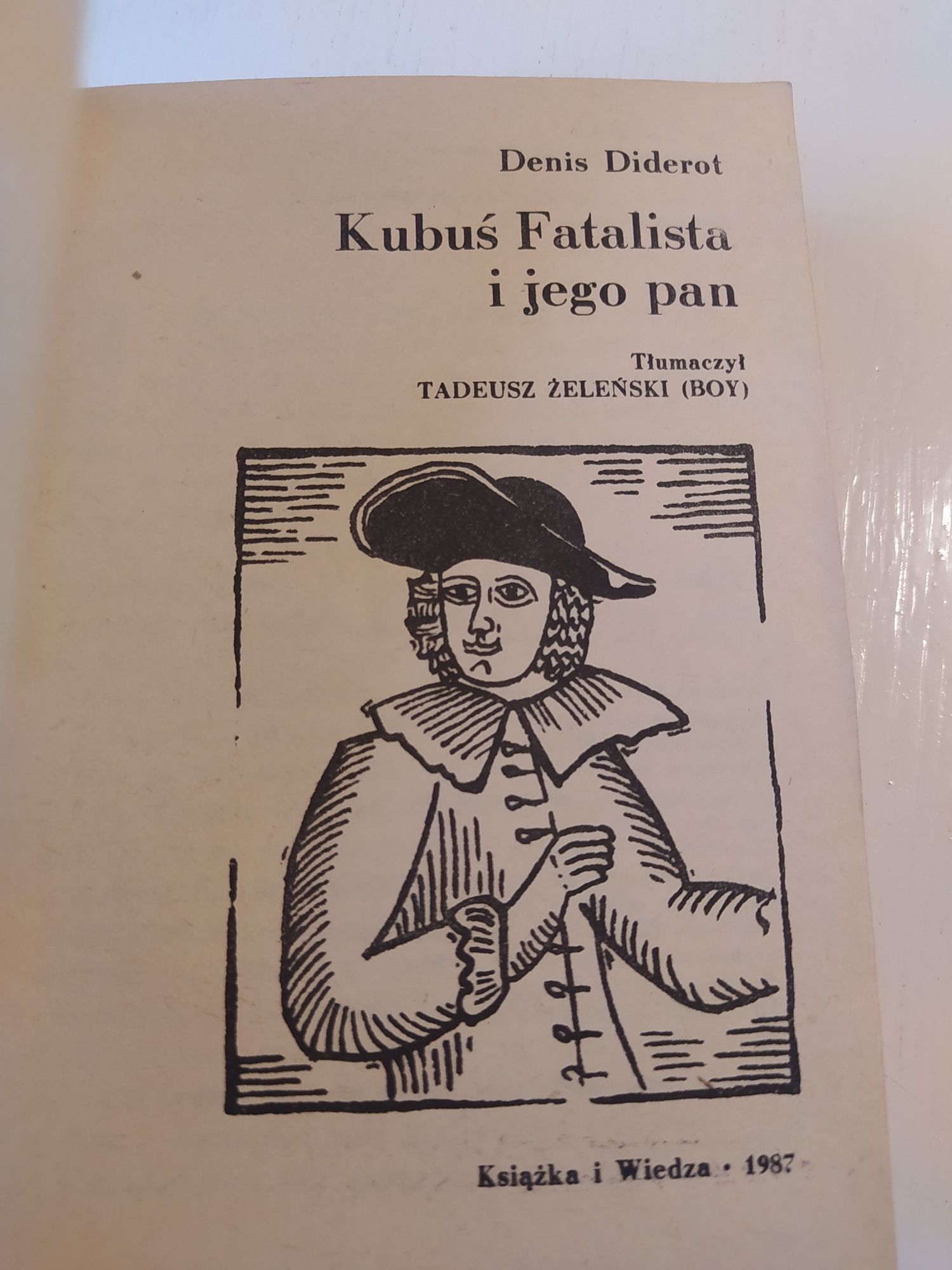 Książka Kubuś Fatalista i jego pan Denis Diderot