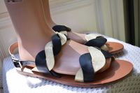 кожаные сандали шлепанцы шлепки Vanessa р.40 26.5 см босоножки