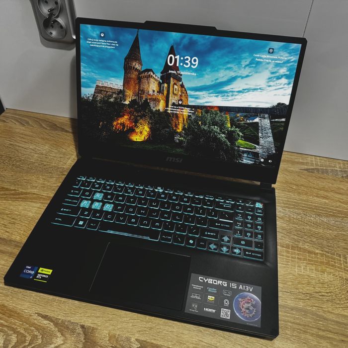 OKAZJA MSI Cyborg 15 - RTX 4060, i7-13620H, 16GB RAM, 512GB SSD