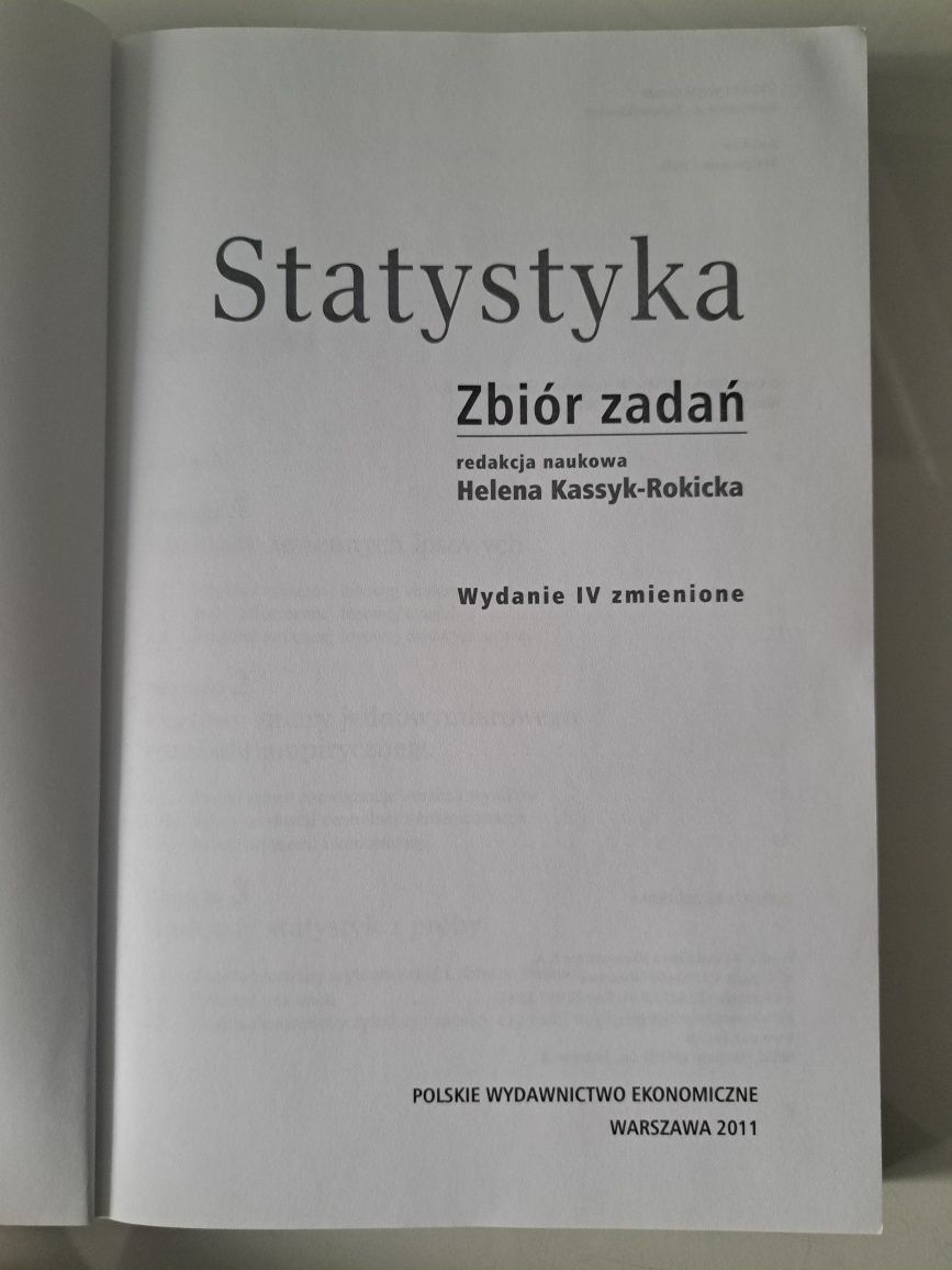 Statystyka- zbiór zadań