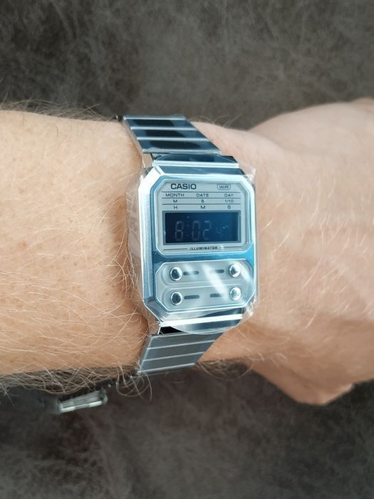 Годинник  Casio A100WE-1AEF Оригинал Гарантия Часы мужские