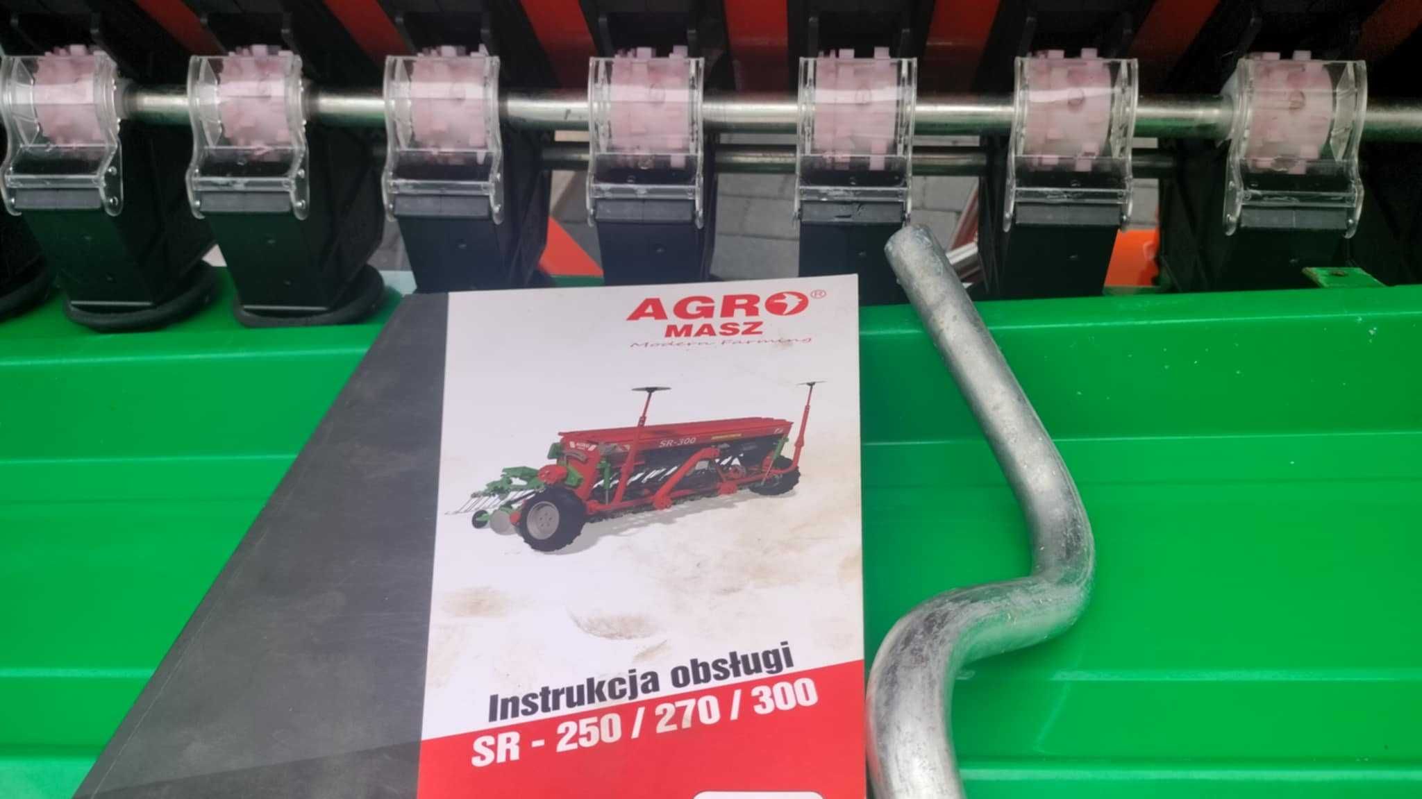 Siewnik zbożowy 2,5 metra AGRO-MASZ z 2019 r stan jak nowy