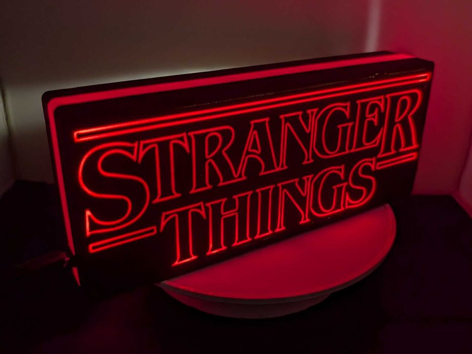 Лайтбокс світильник Дивні Дива Stranger things