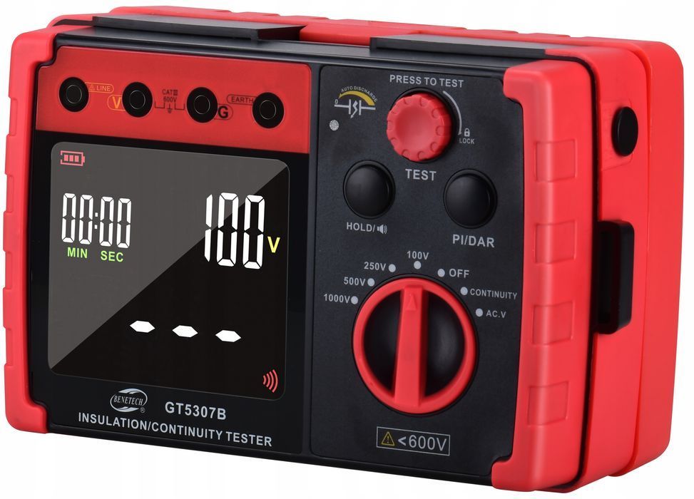 Miernik Rezystancji Izolacji Tester Instalacji LCD