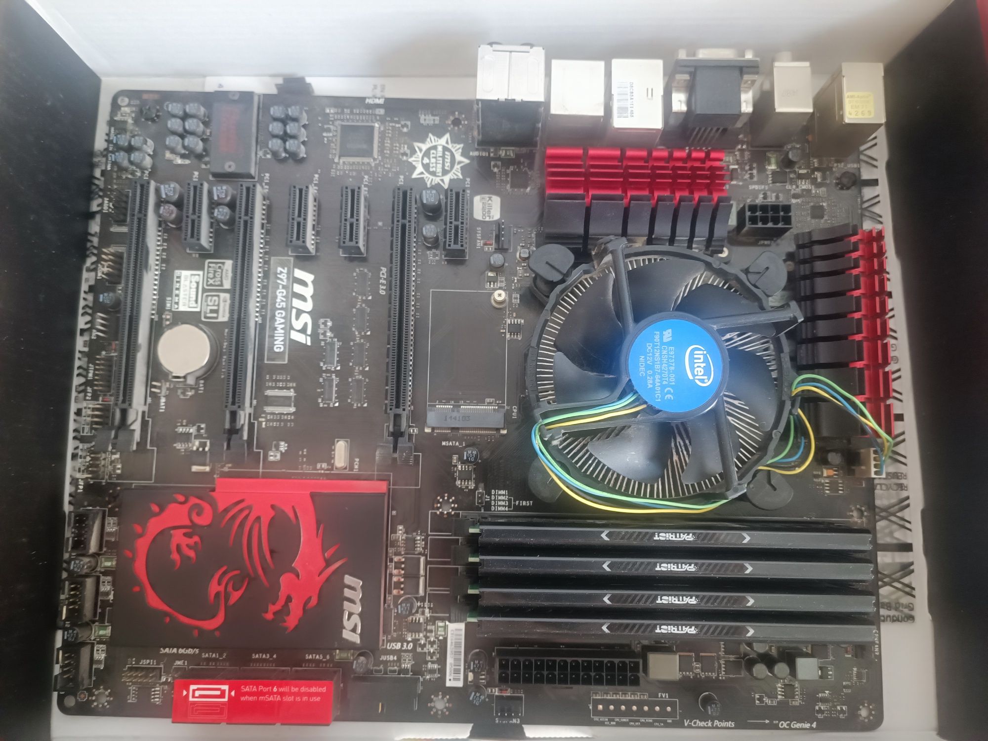 Zestaw: i5-4690K, MSI Z97-G45 GAMING, 32GB DDR3 Patriot Viper 1600MHz