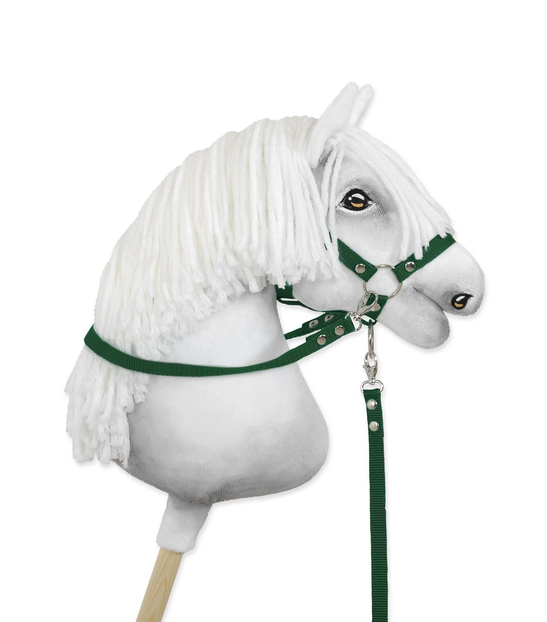 Wodze dla konia Hobby Horse – butelkowa zieleń!
