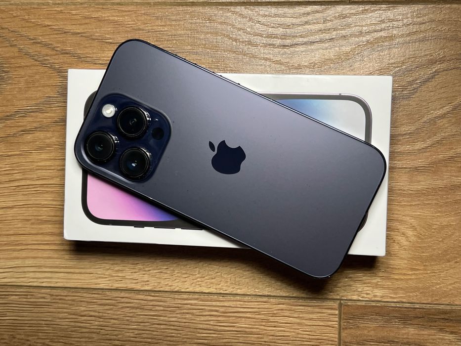 iPhone 14 Pro/ 128GB/ Deep Purple/ Cały Zestaw