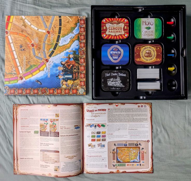 Wsiąść do Pociągu / Ticket to Ride: 10th Anniversary Edition, UNIKAT!