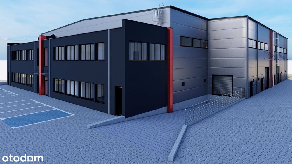 Hala magazynowa 1000m2 z biurami