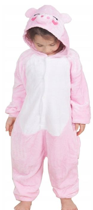 Strój świnki, piżama kombinezon dziecięcy