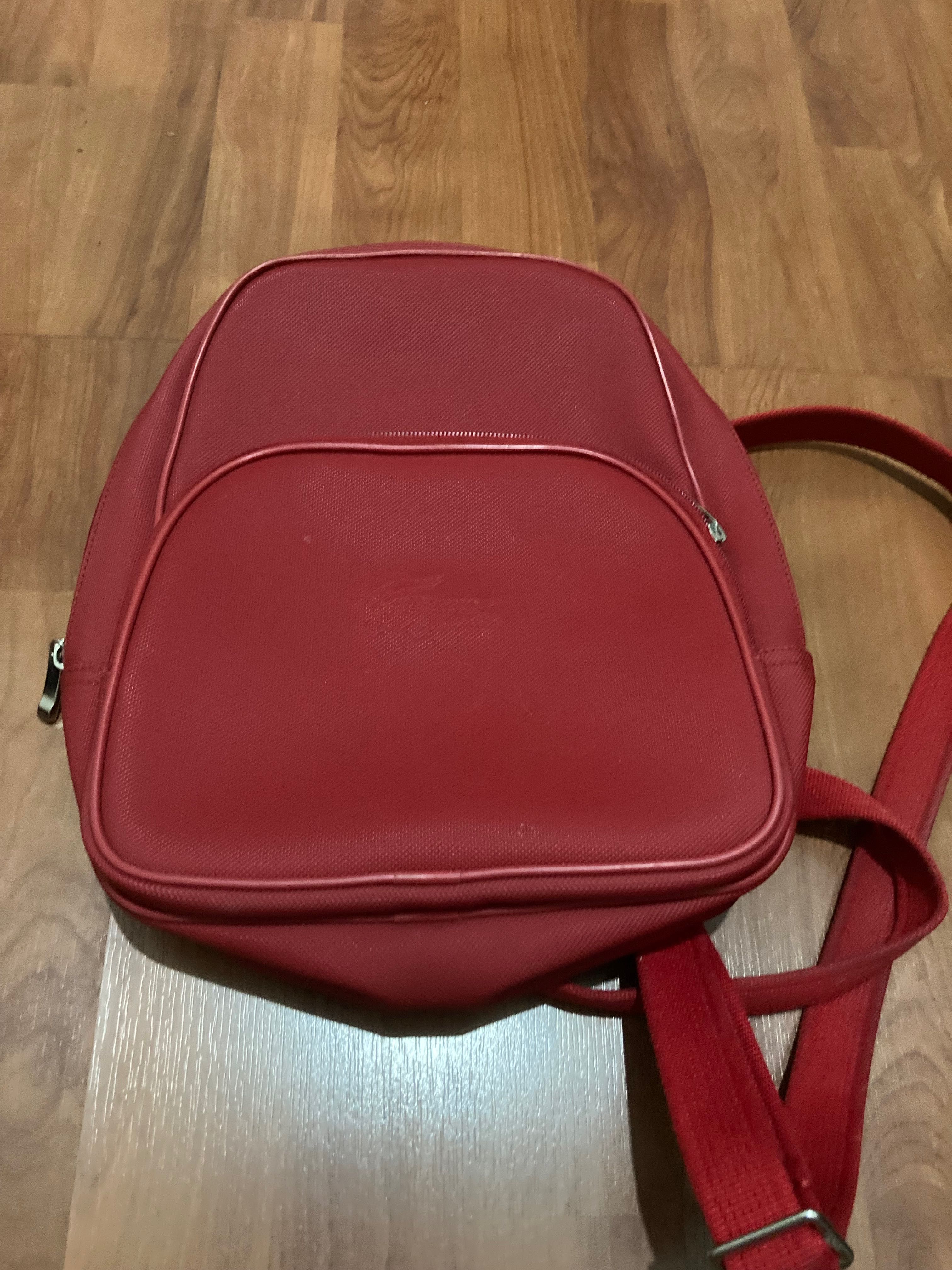 Malas lacoste vermelhas