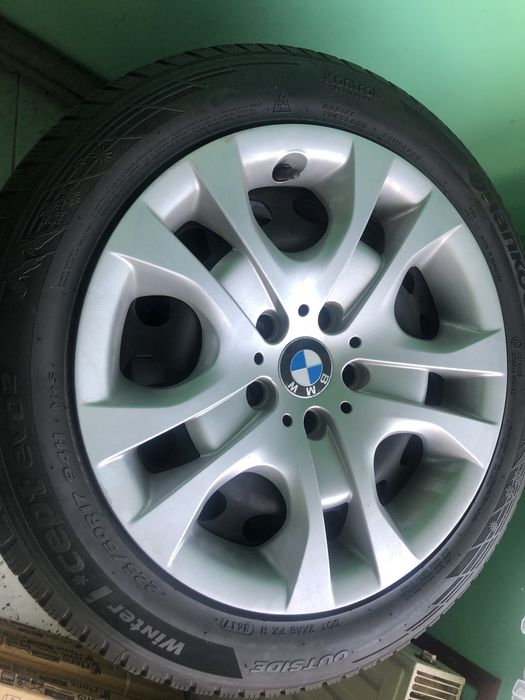 Felgi zimowe z kolpakami bmw 5x120 17”