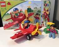 lego duplo 5592 samolot z paczką