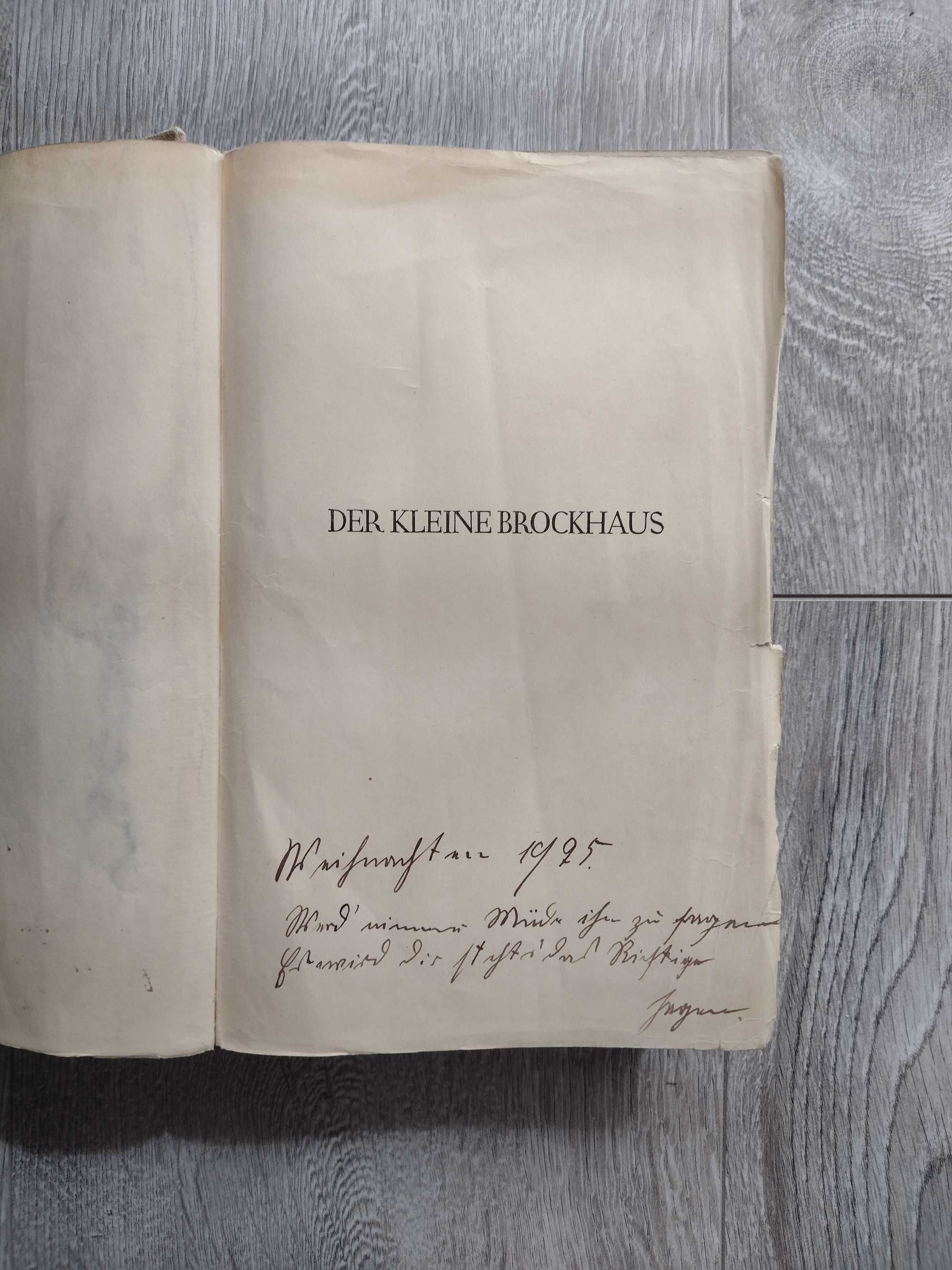 Der Kleine Brockhaus 1925