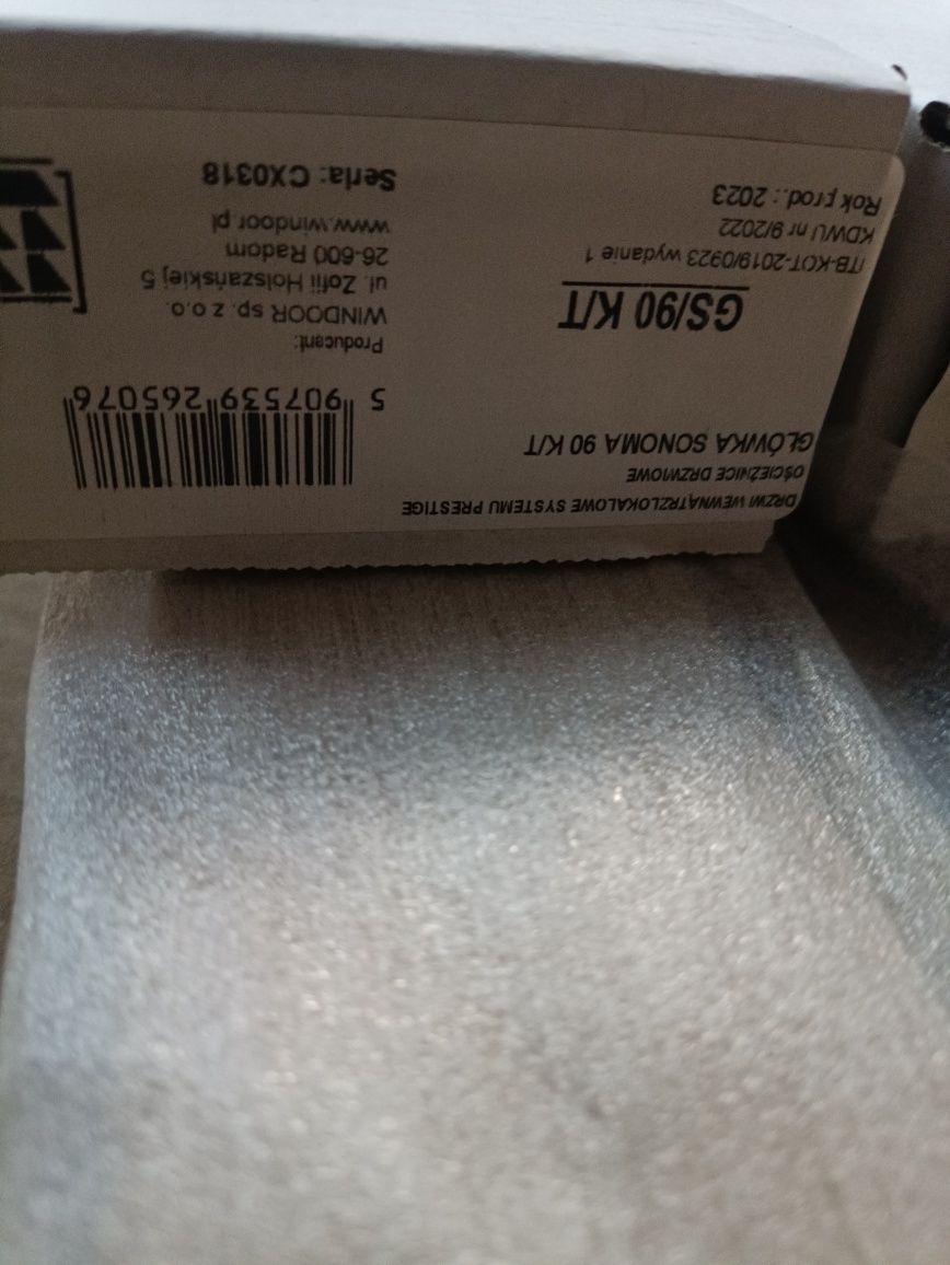 Ościeżnica do drzwi 90L dąb sonoma