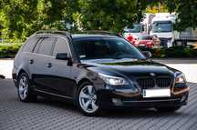 BMW Seria 5 535D*Czarna*Nawi*Xenon*Lifting*Skóry*ElHak*