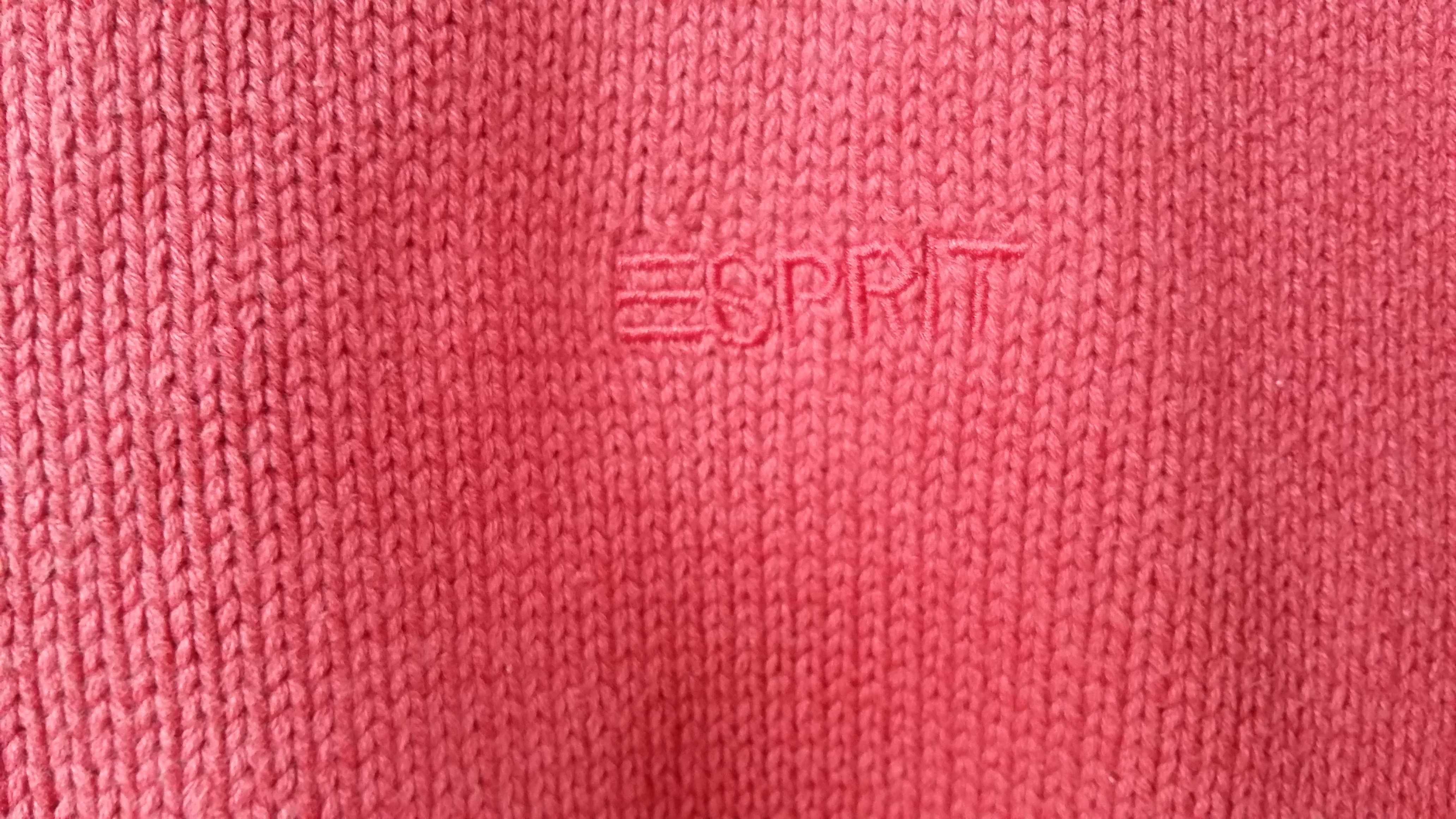 Sweter rozm.M /L Esprit bordowy ciepły