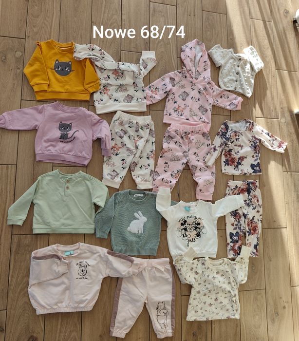 Zestaw ubranek dla dziewczynki 62-80