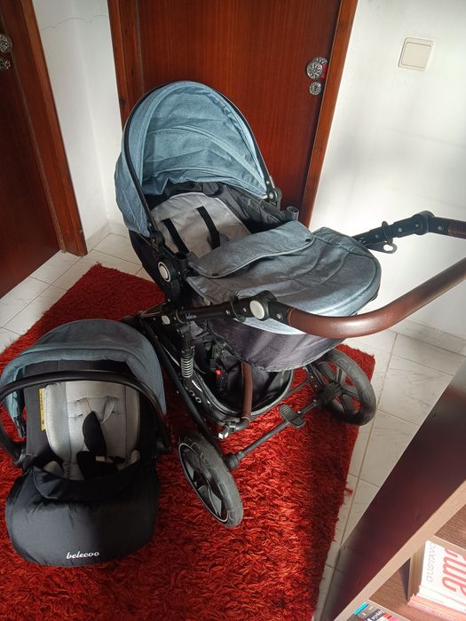 Carrinho de bebe trio
