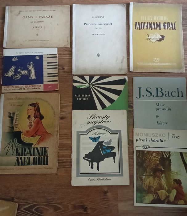 Nuty na fortepian 9 pozycji