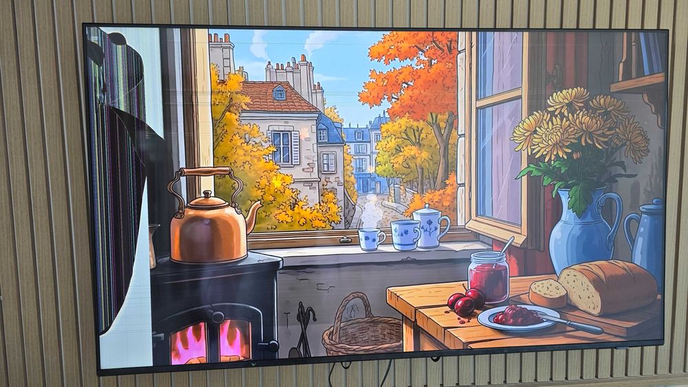 TV Samsung 55" Crystal UHD/ecrã danificado/damaged screen