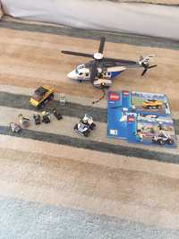 Lego city 3658 + 7279 : helikopter policyjny + quad