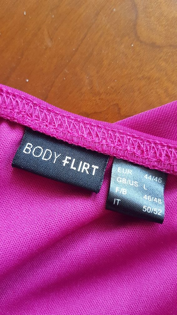 Sukienka bodyflirt bonprix głeboki róż na wesele