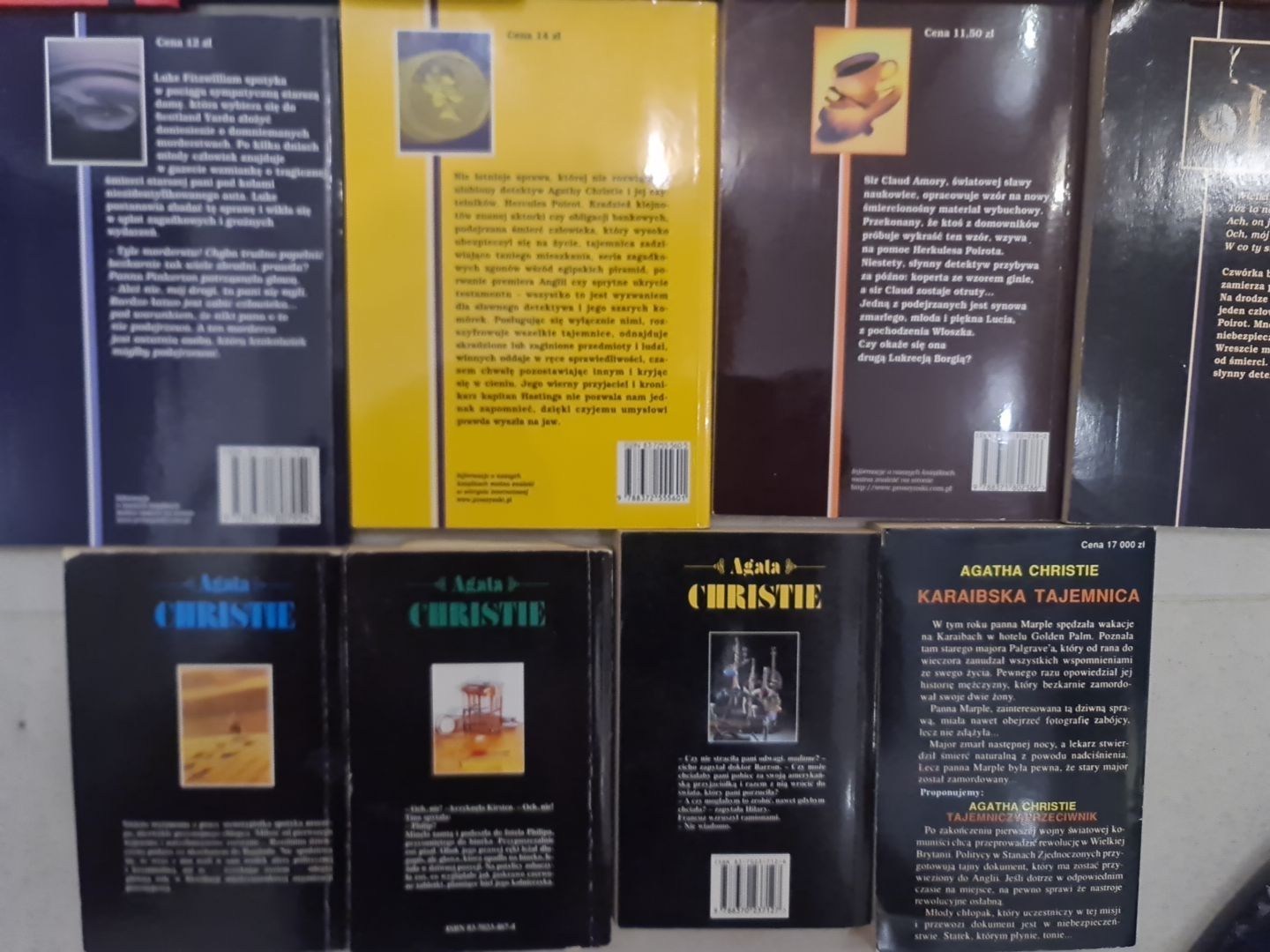 Ksiazki zestaw Agatha Christie Kolekcja Hachette kryminał kryminały