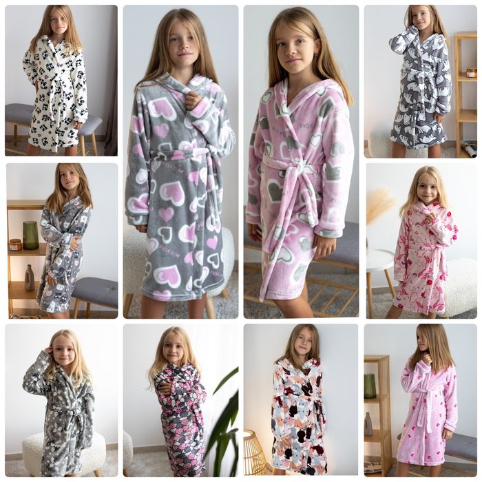 Махровий теплий халат, махровый плюшевый теплый халат