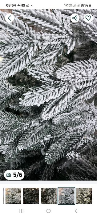 Ялинка засніжена, Преміум- класс! Версаль! 2.50 м висота! Справжня кр