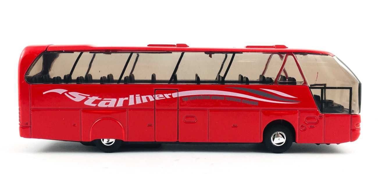 Autobus Neoplan Starliner WELLY 1:64 czerwony