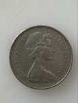 Rara moeda de 10 new pence 1969