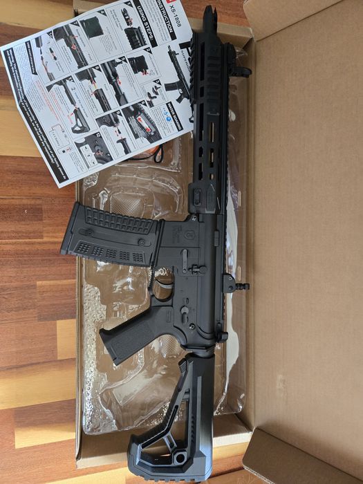 Nowy Czarny Karabin na kulki żelowe do zabawy