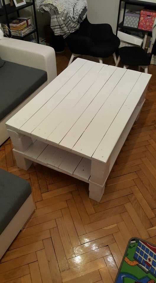 Stół/Ława z palet.