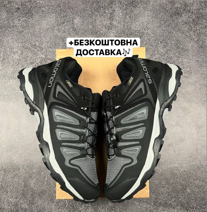 БЕЗКОШТОВНА ДОСТАВКА‼️Кросівки Salomon X Ultra 3 Prime Gore-Tex Grey.