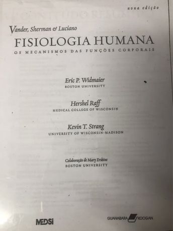 Fisiologia humana Vander, Sherman & Luciano