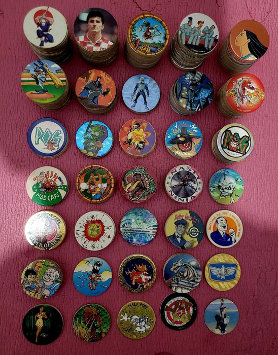 POG Wackers Panini Dunkin Chupa Caps кепси фішки кепсы фишки tazo pogs