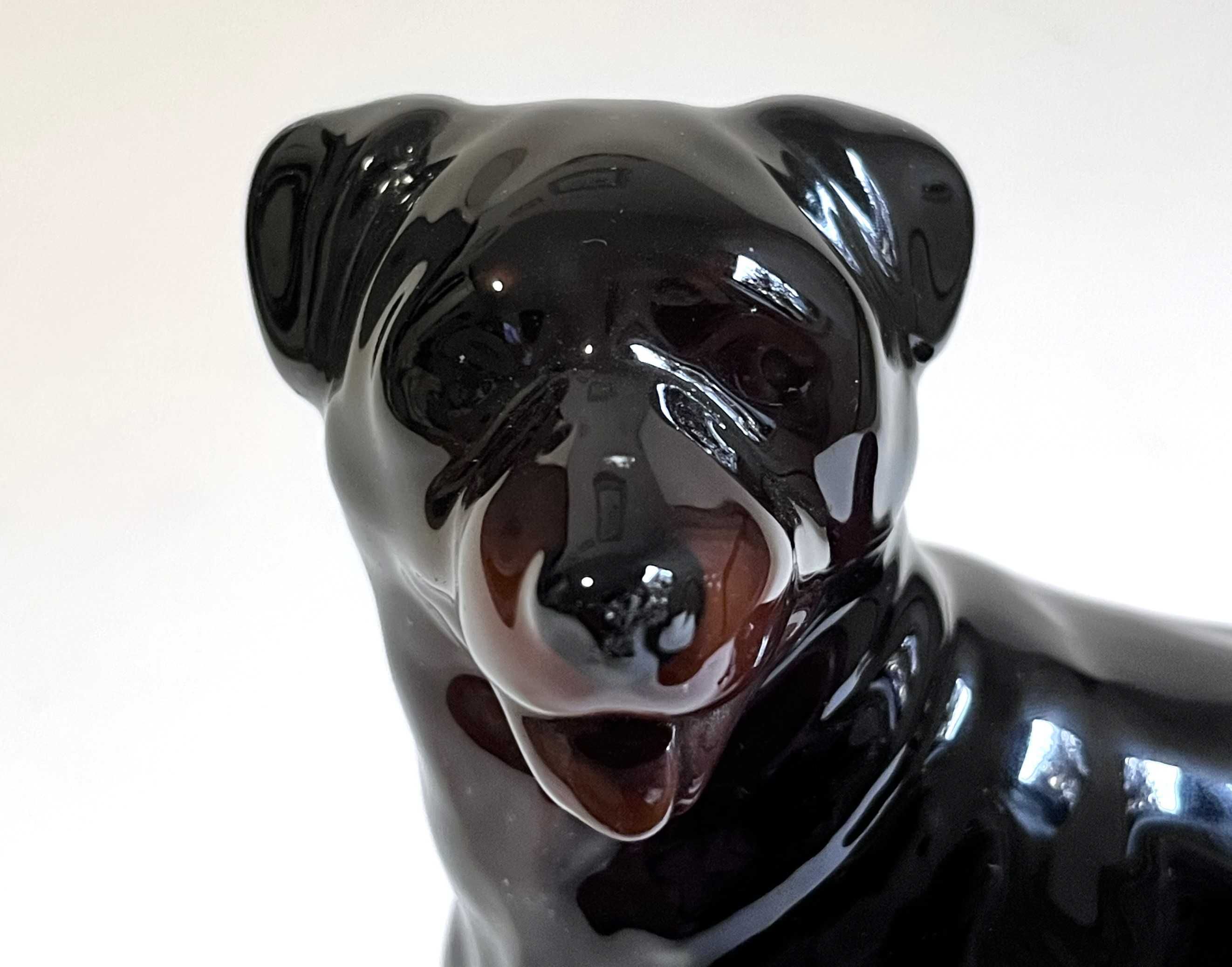 Figurka porcelanowa pies rasy Rottweiler- Coopercraft Angila!