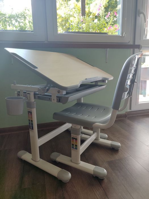 Biurko dziecięce FunDesk Piccolino Grey
