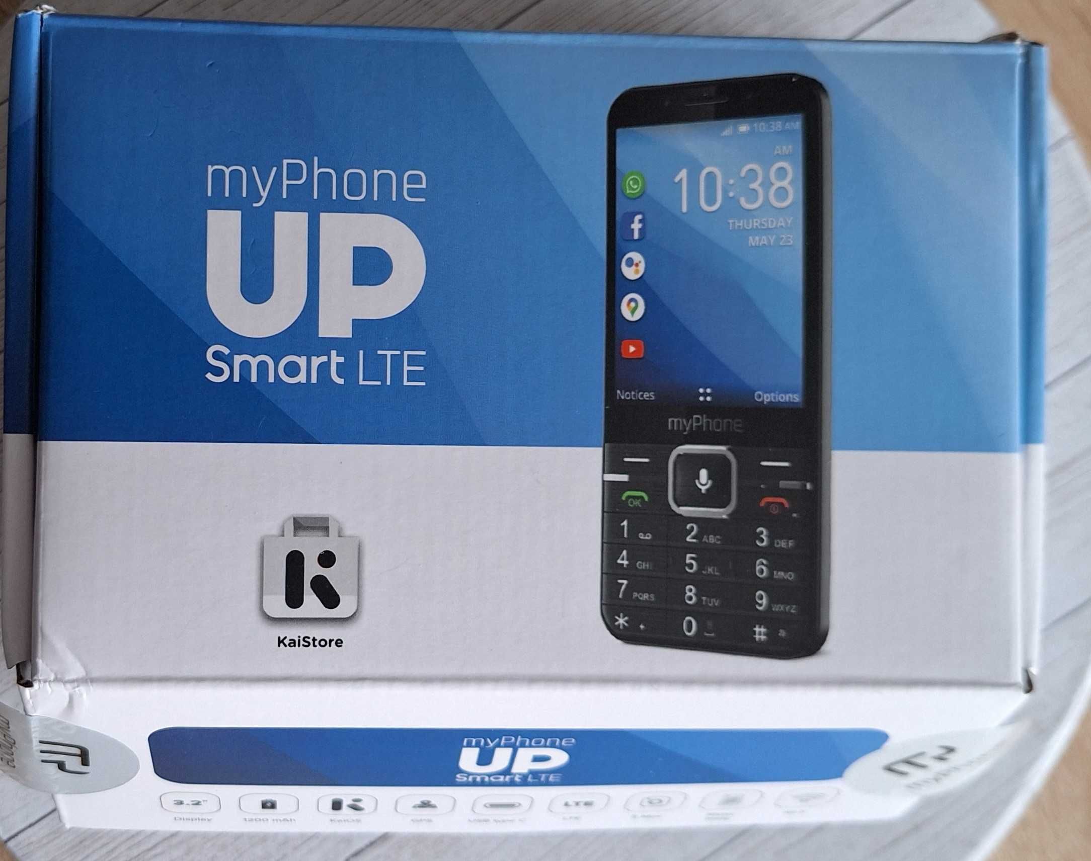 Telefon MYPHONE Up Smart LTE Czarny