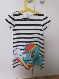 Sukienka z Rainbowdash  firmy H&M r. 110/116