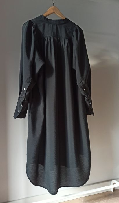 Nowa czarna sukienka Co'couture midi oversize modal