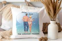 Poduszka personalizowana Para Zakochanych, Imiona, Prezent