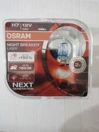 Лампа 12V H7 55W +150% OSRAM Night Laser [64210NL-HCB] (БОКС)