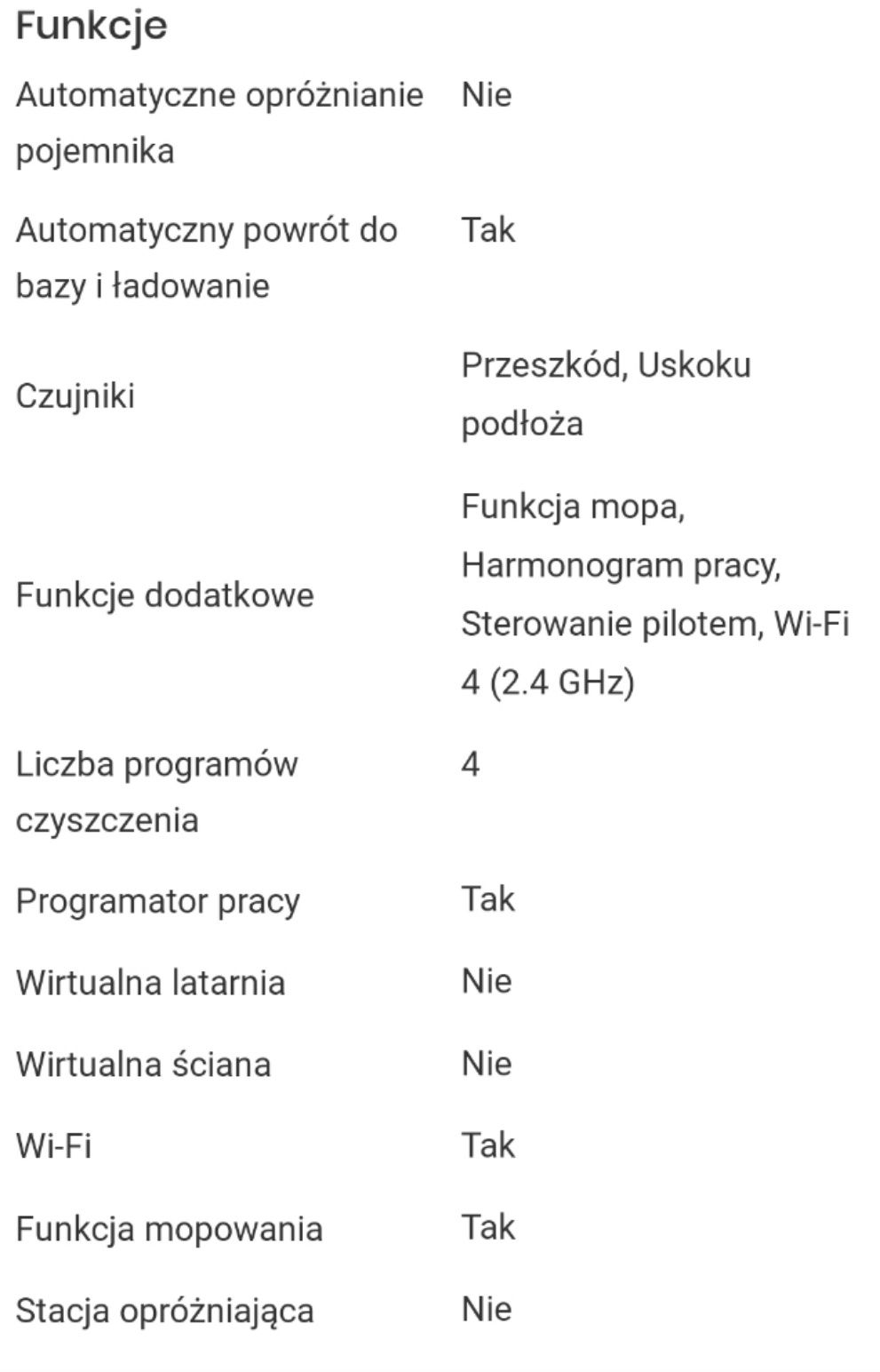 Robot sprzątający Setti+ RV500