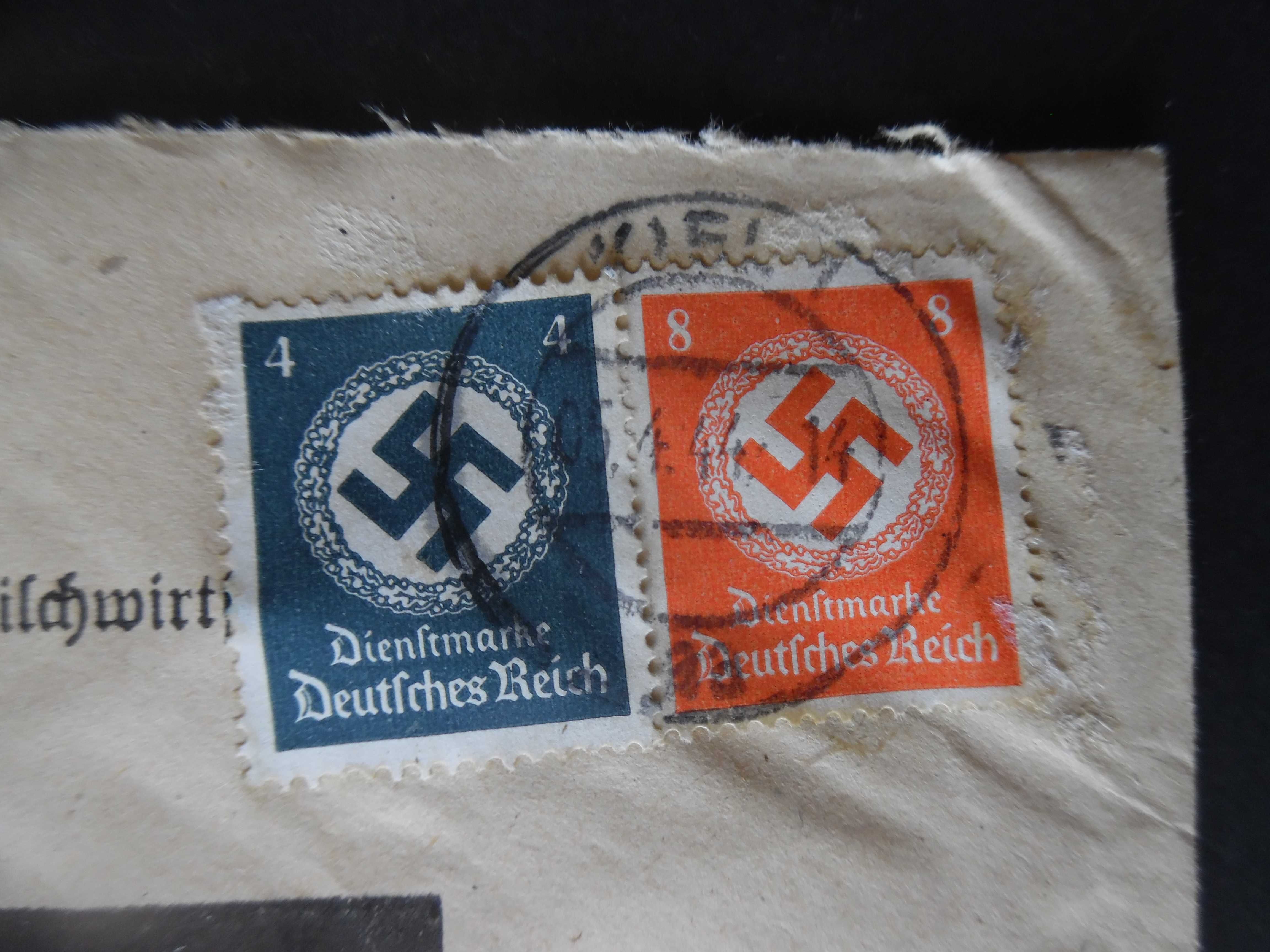 Selos Alemanha Nazi 1933/1945-Inteiro Postal selos Suástica Diferentes