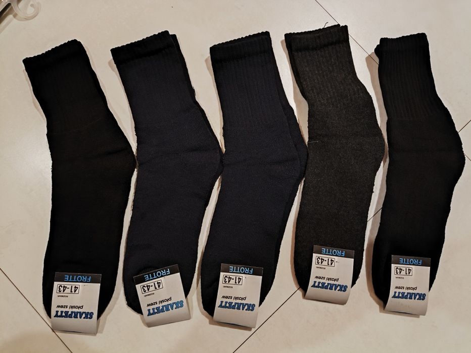 Skarpety męskie frotte bezuciskowe